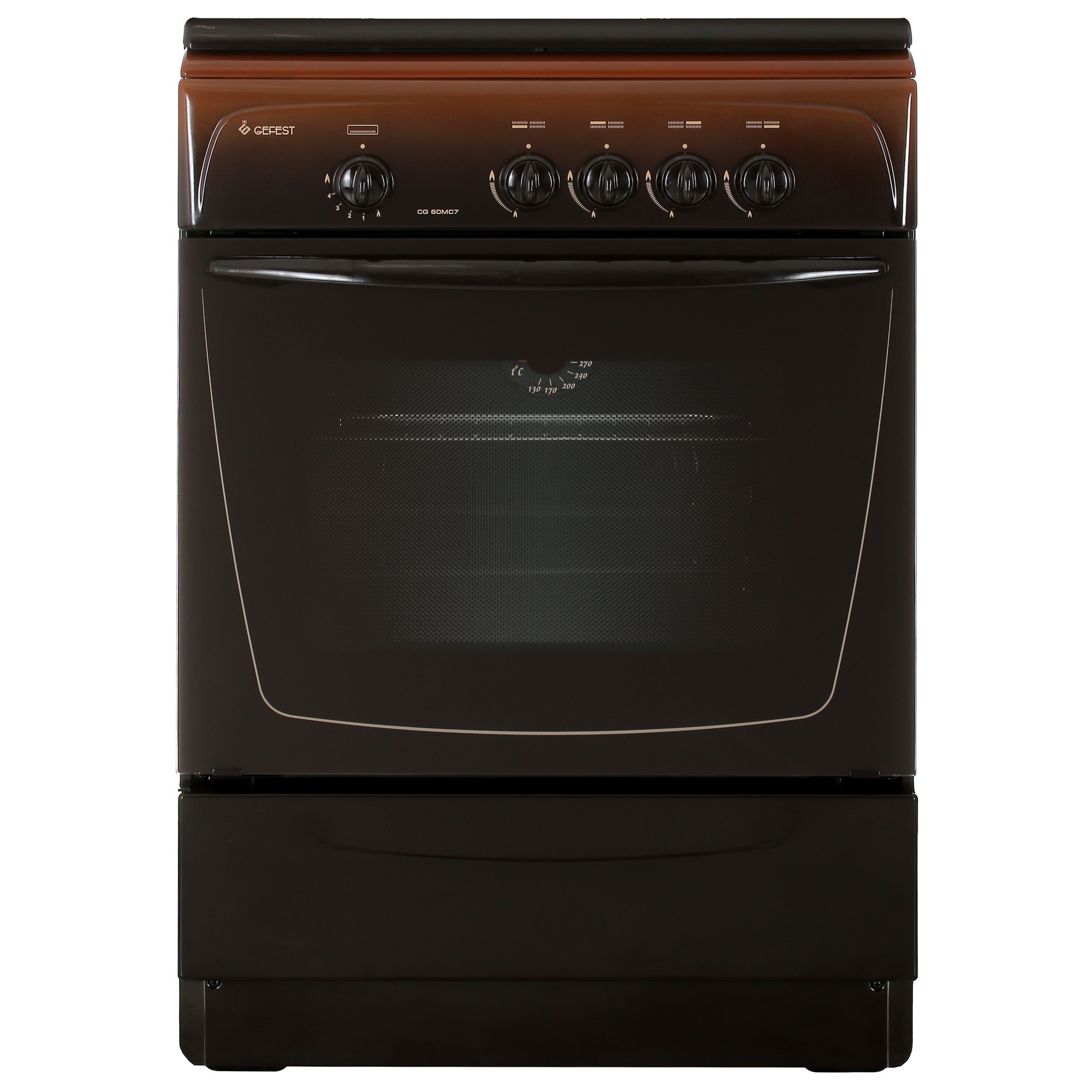 9082349 Газовая плита Gefest CG 60М C7 К83 коричневый STDN-0059024