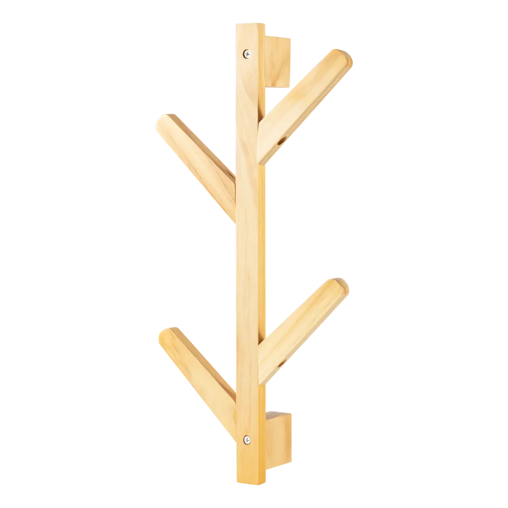 Wooden tree wall hook pine natural KONSENSA STLM-2072638 - Вид №1