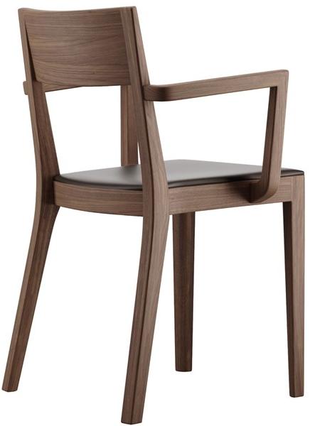 horgenglarus Штабелируемый стул из массива дерева с подлокотниками Miro 6-400a - Вид №5