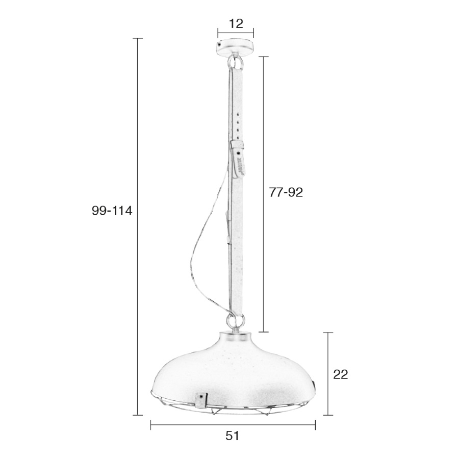 Лампа подвесная Dek 51, серая Zuiver 5300066 - Вид №11