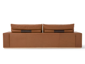 3-местный кожаный диван