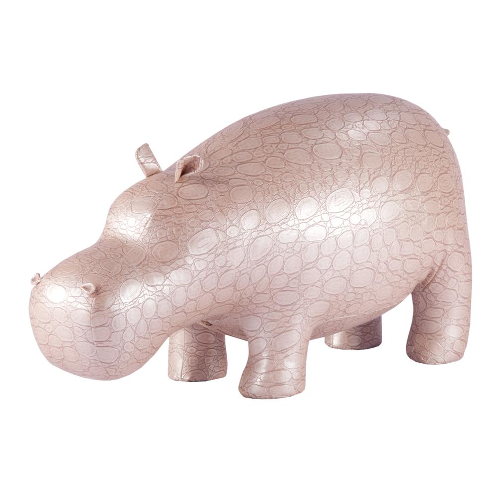 74128 Банкетка Пуф Бегемот средний Жемчуг BOGACHO 4627138152584