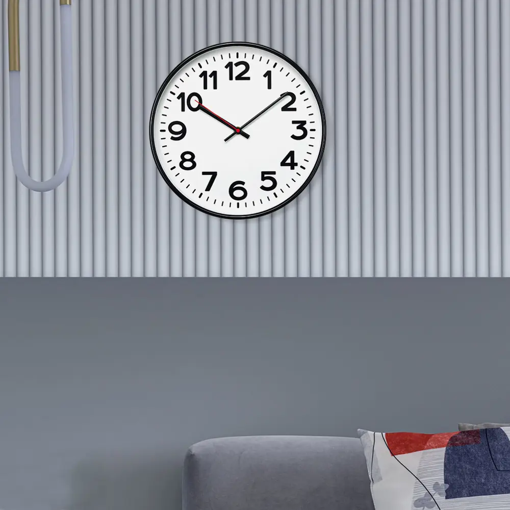 Часы настенные «Чёрно-белая классика», цвет чёрный/белый, диаметр 30 см TROYKATIME Черно-белая классика STLM-2022453 - Вид №4