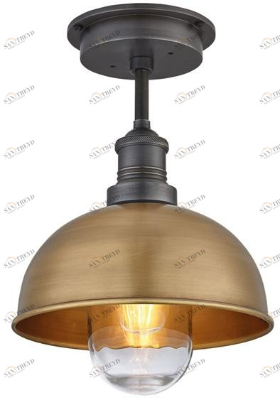 Industville Уличный потолочный светильник из латуни Brooklyn Br-ip65-dfm8-b-ph