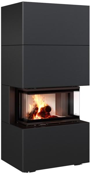 Kratki Дровяной стальной камин с панорамным остеклением sun-id-1360771 - Вид №1