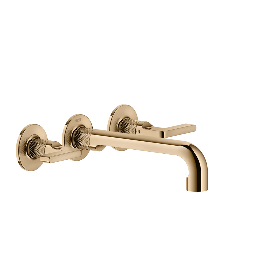 Группа умывальников 58090 735 Gessi Inciso ТЕПЛАЯ БРОНЗА PVD 58090735