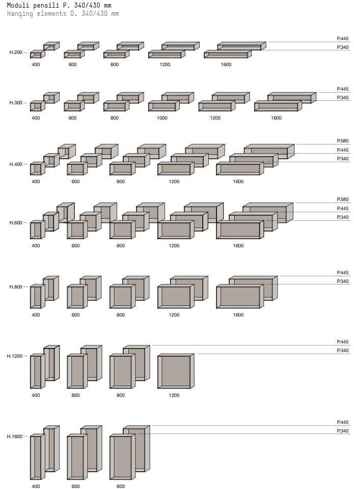 Porro Открытый книжный шкаф из лакированного мдф Modern sun-id-1456347 - Вид №4
