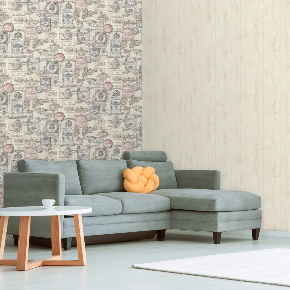 Обои флизелиновые Euro Decor Bordeaux бежевый 1.06 м ED7221-01 88762125 STLM-2079272 - Вид №3