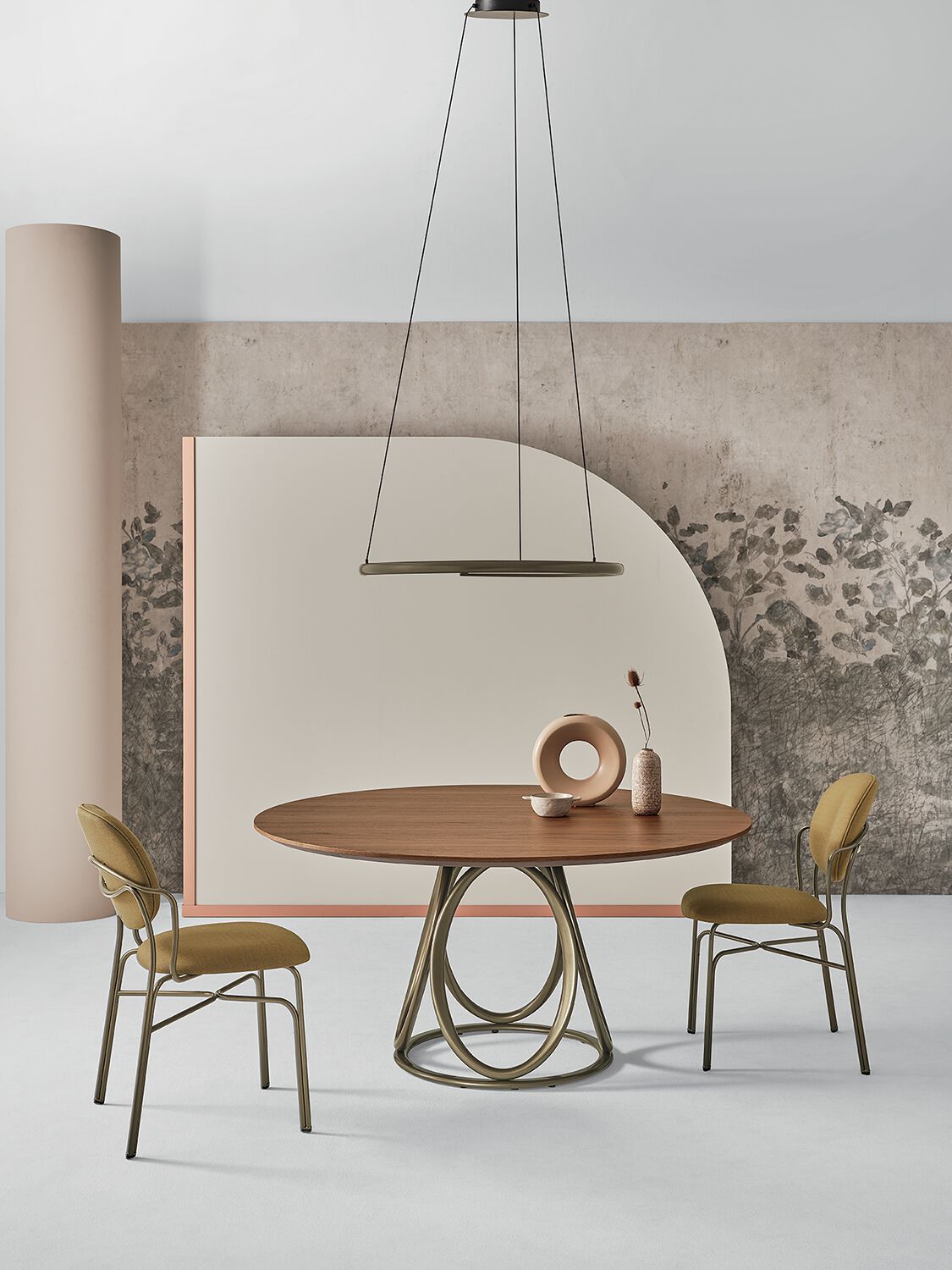 Стальной светодиодный подвесной светильник с диммером Bontempi Casa COMET ARCH-00122394 - Вид №2