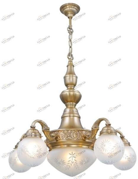 Patinas Lighting Люстра из латуни ручной работы Pecs sun-id-1393930