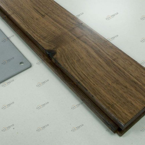 Штучный паркет Magestik floor Под Лаком С Фасками Орех американский Натур (Гладкая) 420х70 мм MGK Magestic floor 2600500080