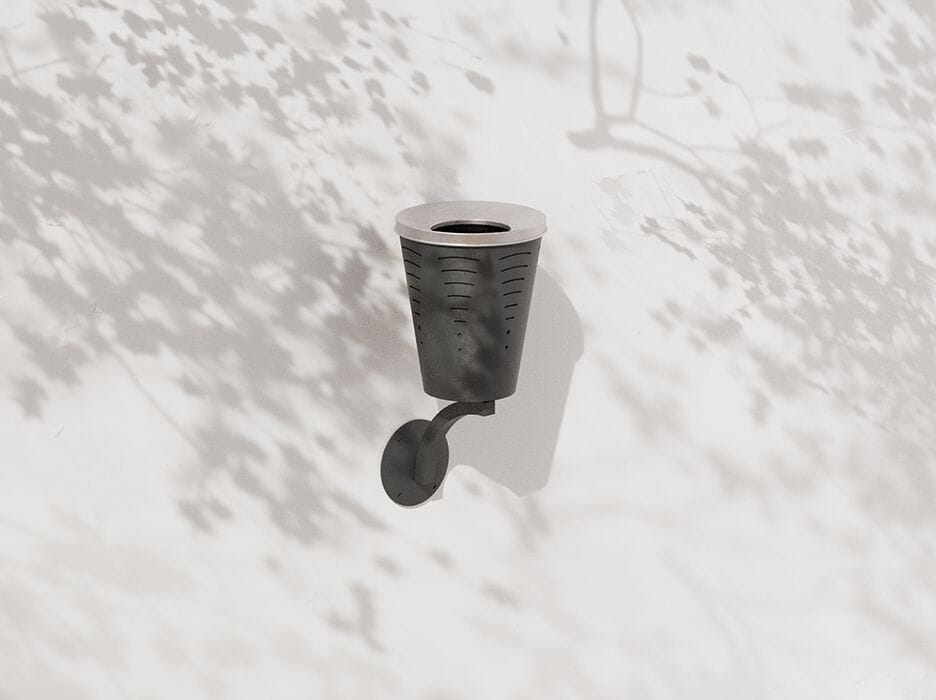 Стенная пепельница для общественных мест DIMCAR TWISTER ARCH-00077089 - Вид №1