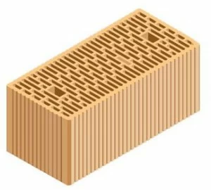 T2D Кирпичный блок антисейсмический несущий Muratura armata 2.0® 345