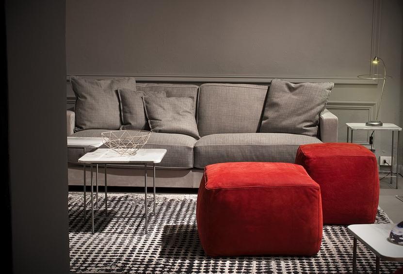 BAXTER Квадратный кожаный пуф sun-id-1453903 - Вид №3