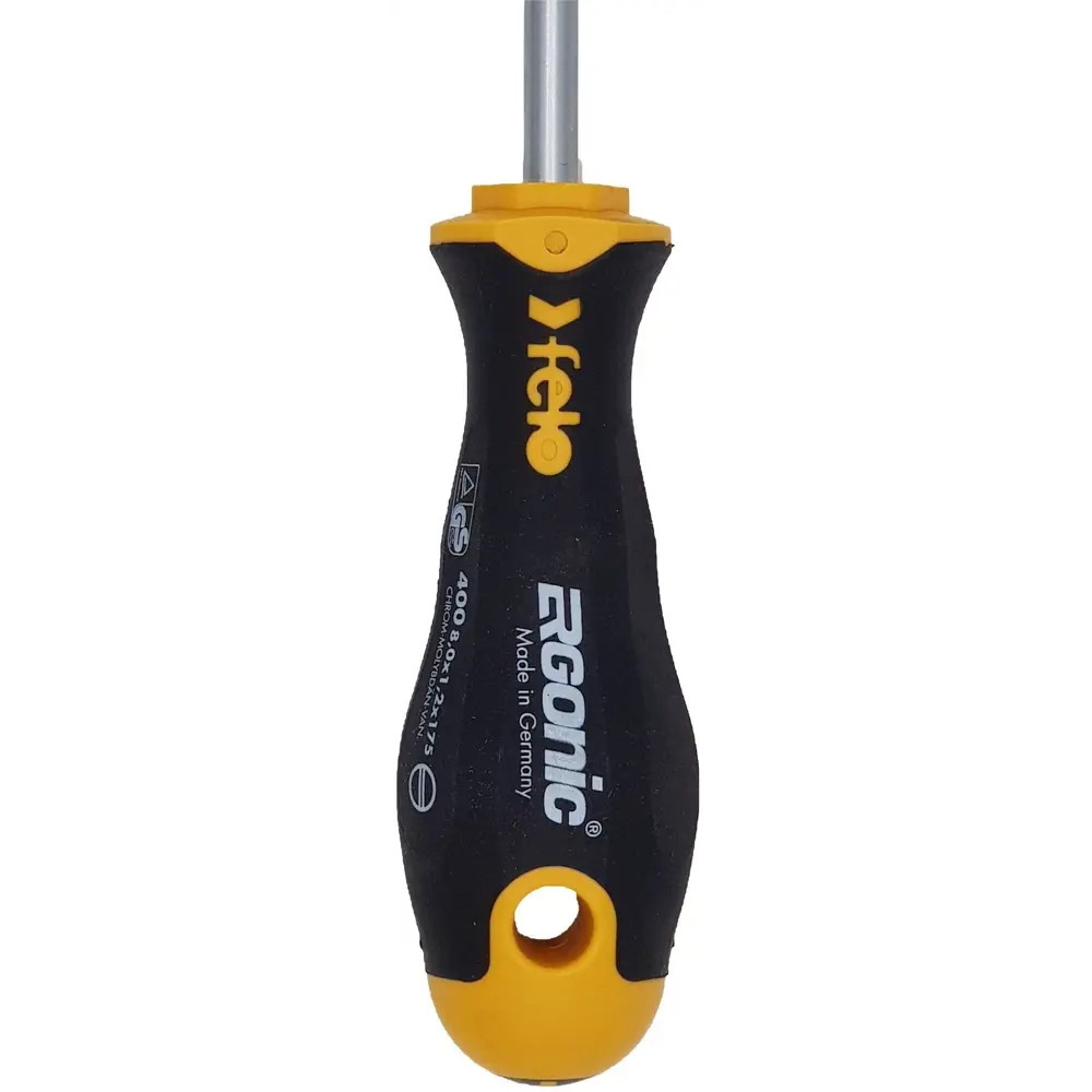 Прямая отвертка Felo с эргономичной рукояткой SL8x175 мм 89393126 STLM-1474237 - Вид №1