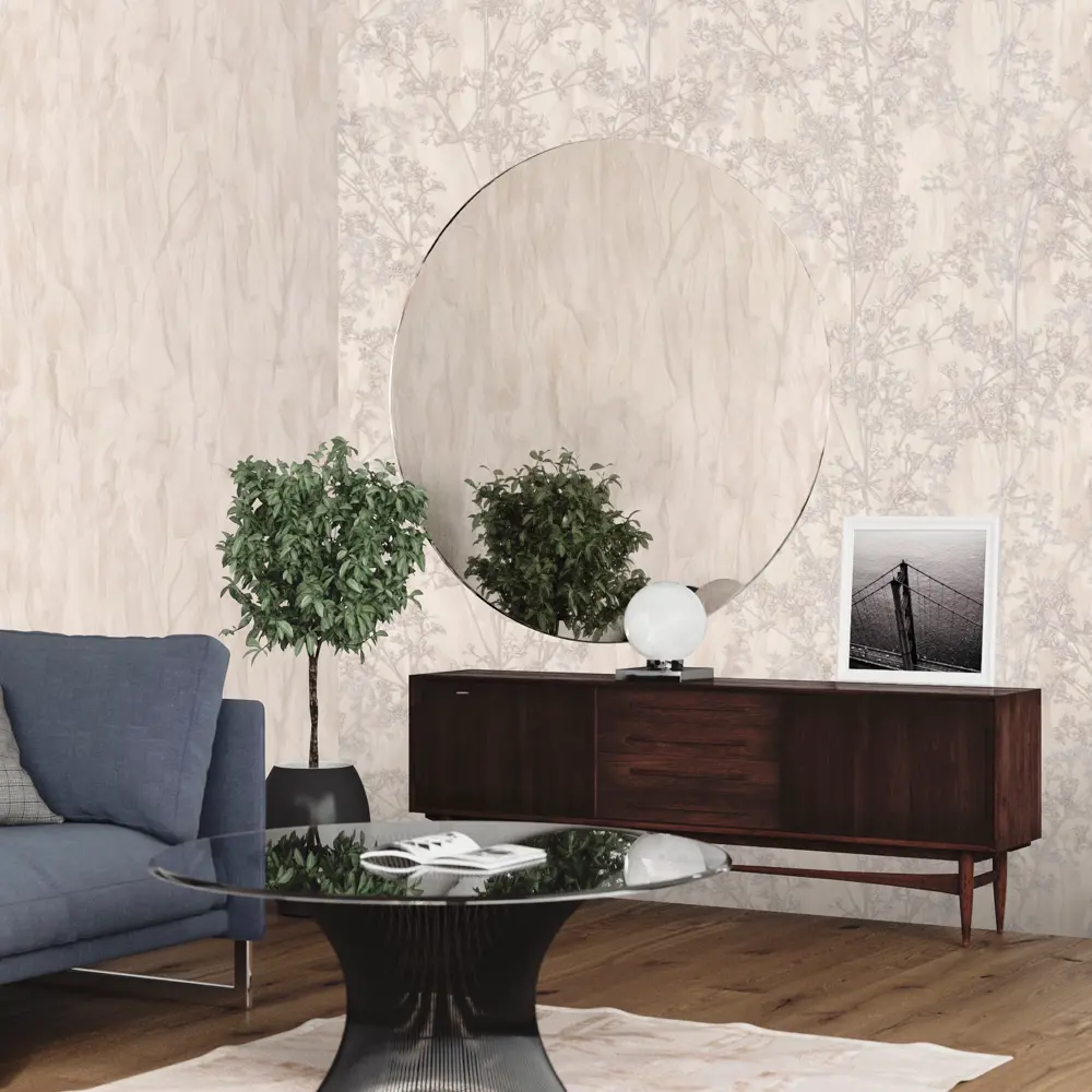 Обои флизелиновые Euro Decor Fjord белые 1.06 м ED7113-00 88468841 STLM-2151115 - Вид №3