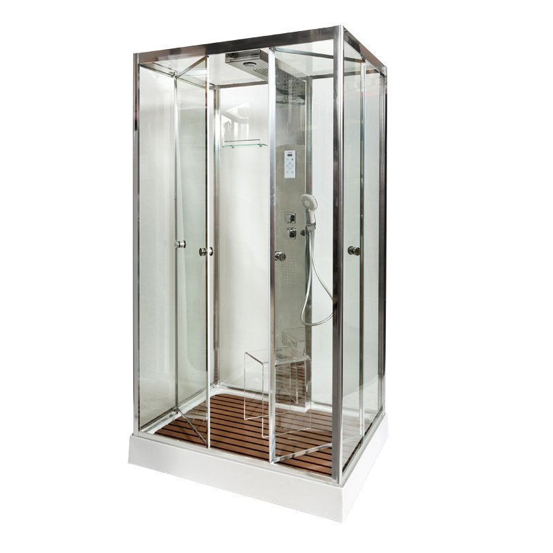 B09S+ эл. BLACK Душевая кабина DETO Серия B Z122 ESPOO с паром - Вид №23