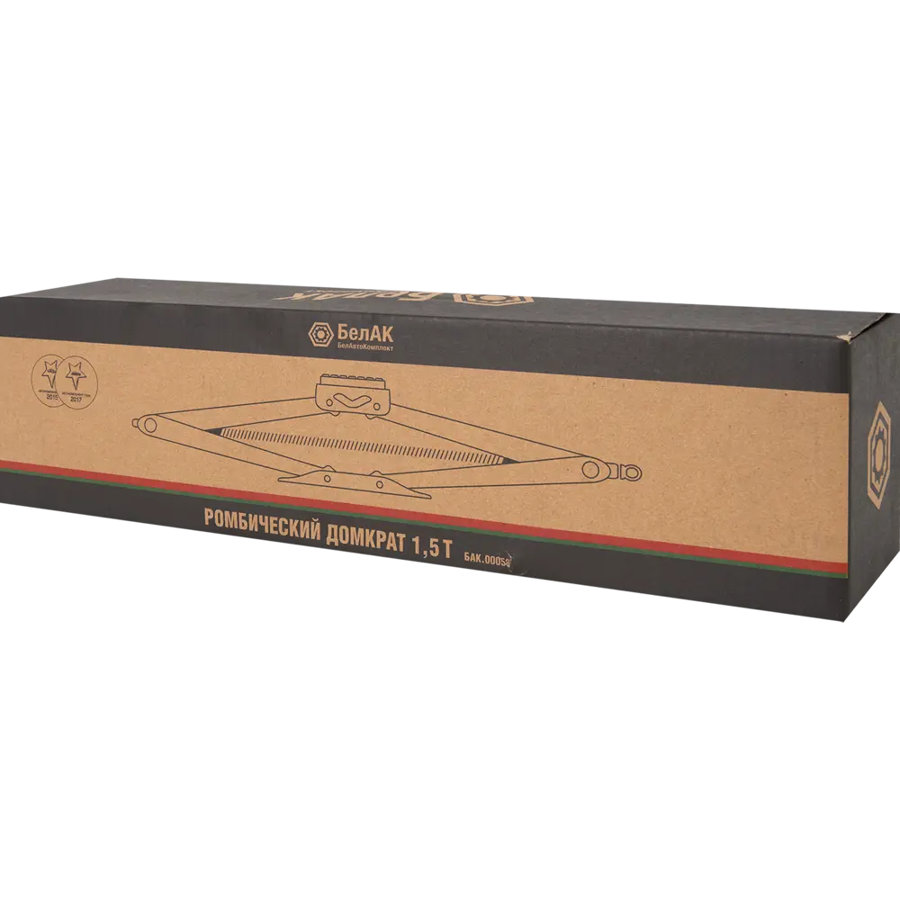 Домкрат ромбовый БелАК 1.5 т с винтовым механизмом 82848940 STLM-0036985 - Вид №2