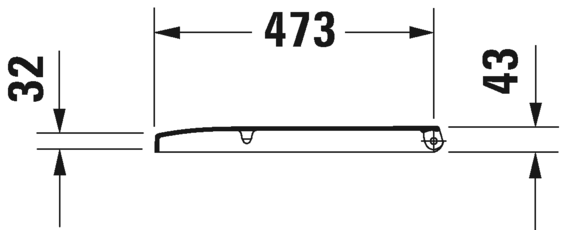 0064610000 Крышка сиденье для унитаза Duravit Happy D.2 - Вид №3