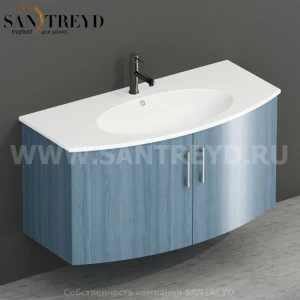 MDMA10Y6153 Тумба с двумя створками 98 см синяя Globo 4ALL Италия