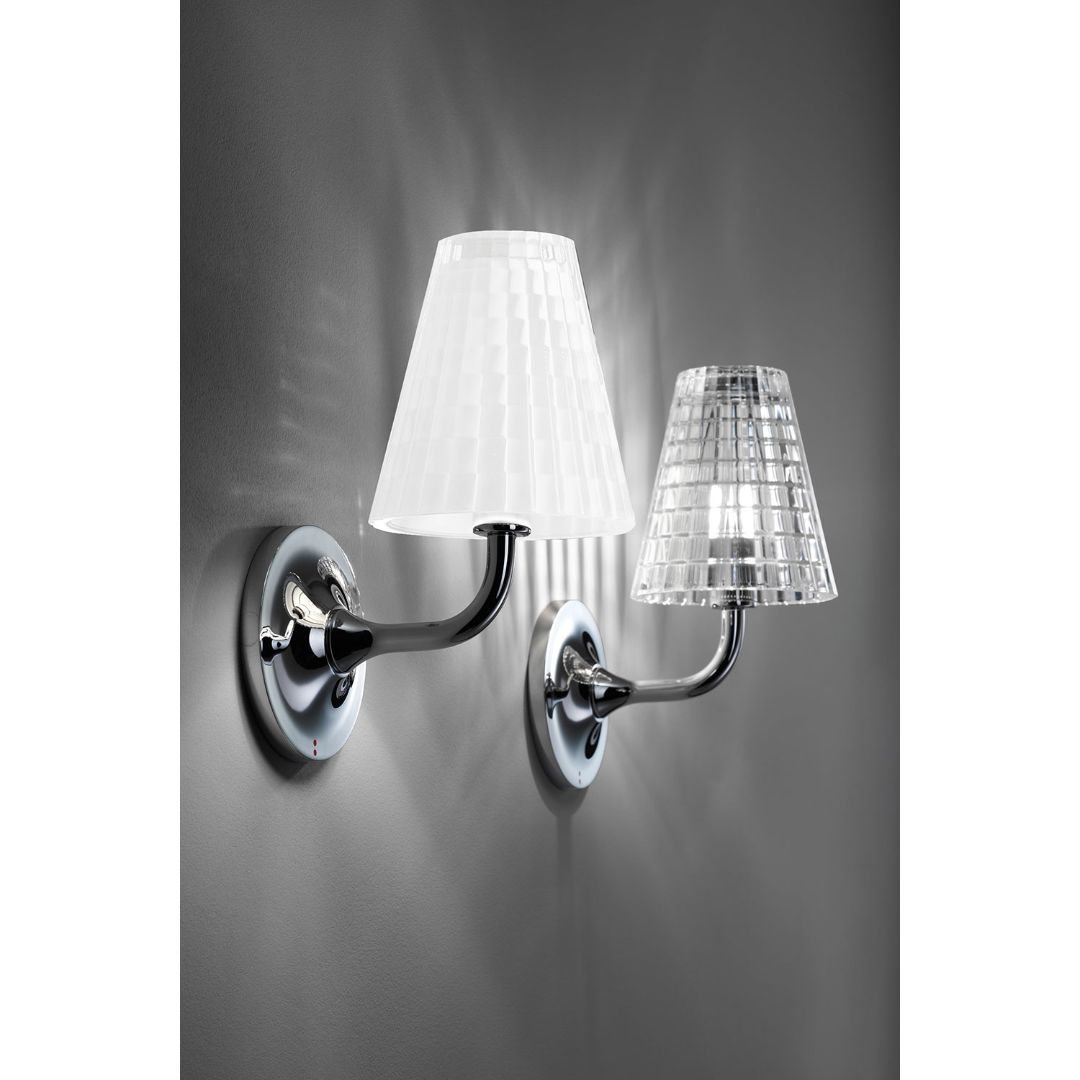 бра Fabbian D87D01 00 хром прозрачное Flow 80320 - Вид №3