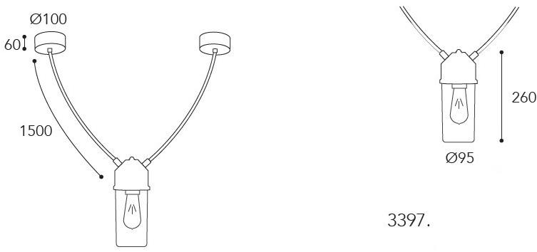 Moretti Luce Подвесной светильник для уличного освещения из латуни Darsili sun-id-1508627 - Вид №4