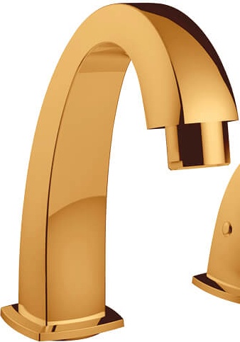 Смеситель для умывальника Giza на 3 отверстия - золото / GZ1503G Giza Creavit  - Вид №1