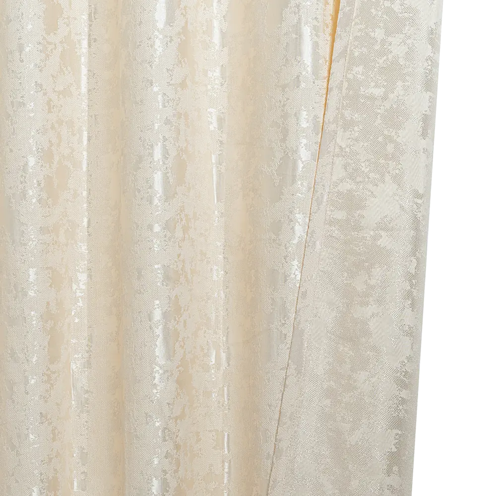 Штора на ленте со скрытыми петлями Денви 160x270 см цвет экрю 89405408 STLM-2205053 Santreyd  - Вид №2