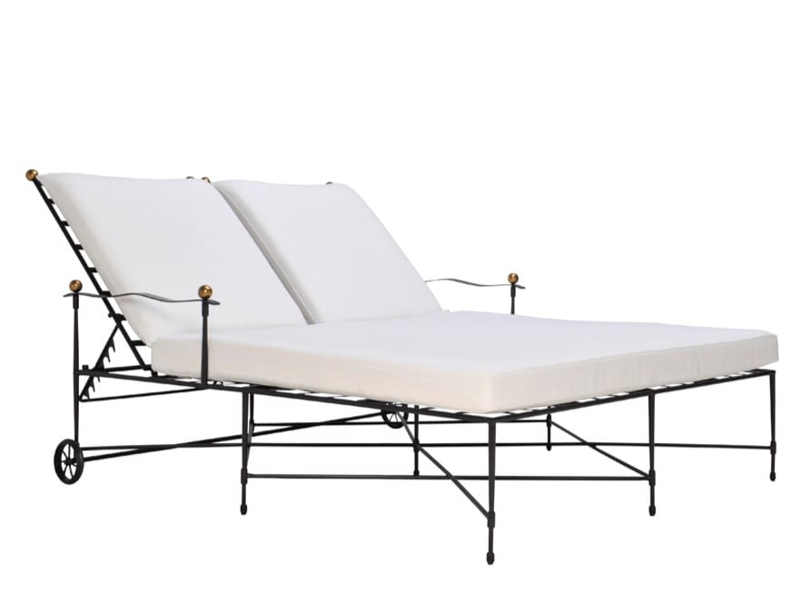 Кровать из нержавеющей стали с подлокотниками JANUS et Cie ARCH-00031015