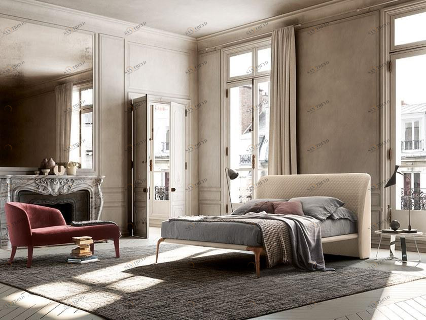 Chaarme Letti Кровать с мягким изголовьем sun-id-1366477