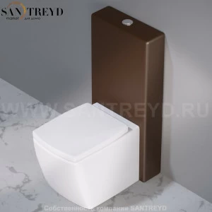 C301107 Компакт унитаз с бачком Коричневый A. e T. Italia WALL Италия