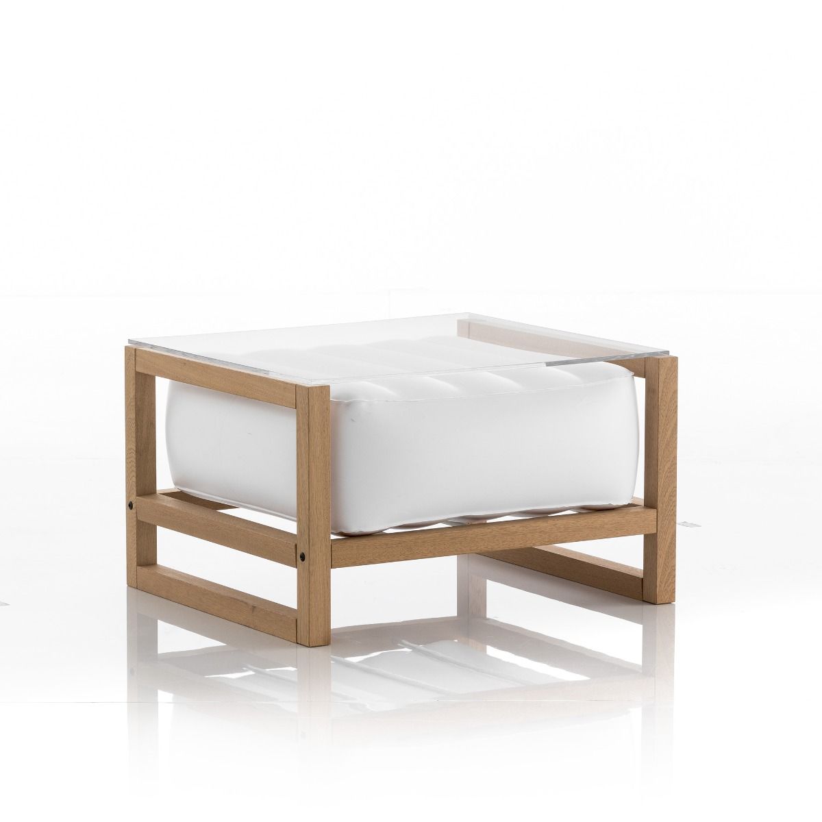 MOJOW Журнальный столик YOKO WOOD непрозрачный Белый TBYKCB02BO