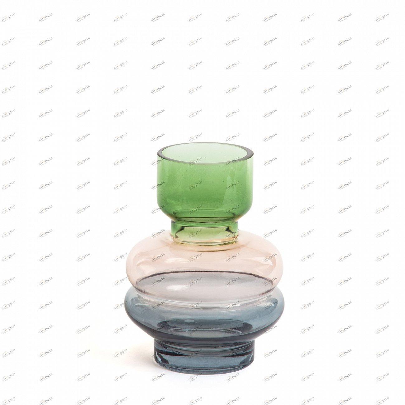 Ваза стеклянная 20,5 см разноцветная Astera от La Forma LA FORMA ASTERA 00-3865196 Зеленый;разноцветный;розовый;серый 