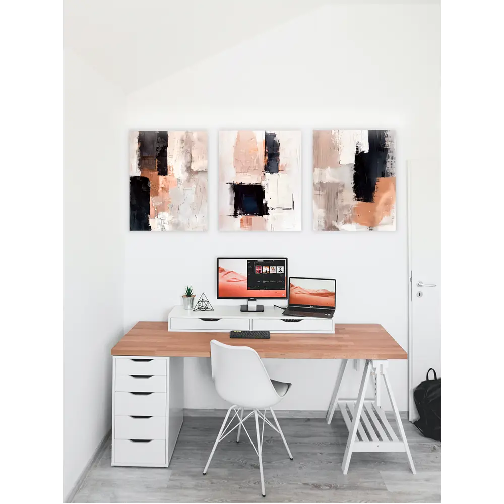 Santreyd Арт-терапия: триптих абстрактных картин 40×50 см 89389390 STLM-1497972 - Вид №5