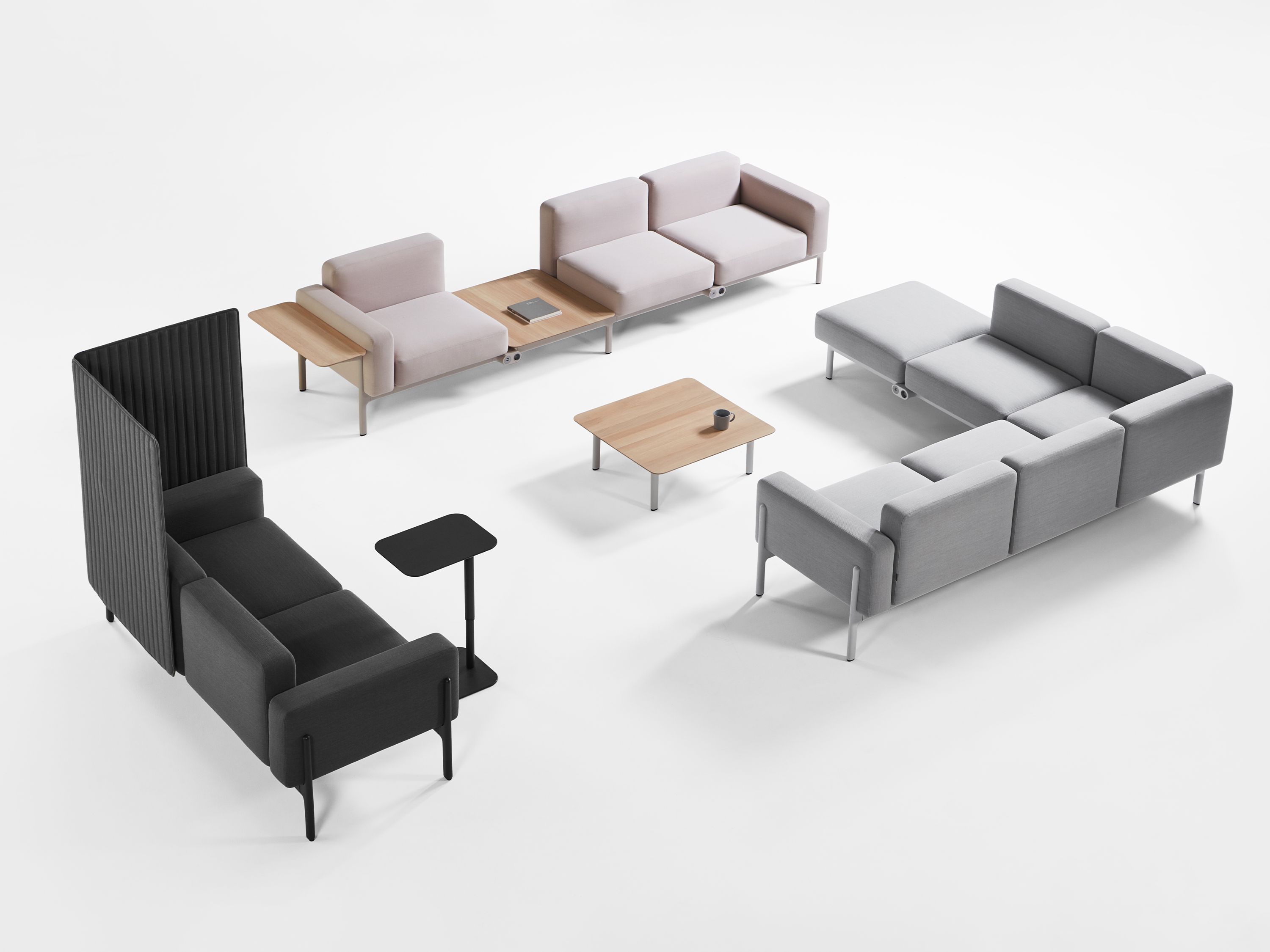 2-местный тканевый диван с высокой спинкой prostoria Rostrum ARCH-00031742 - Вид №2