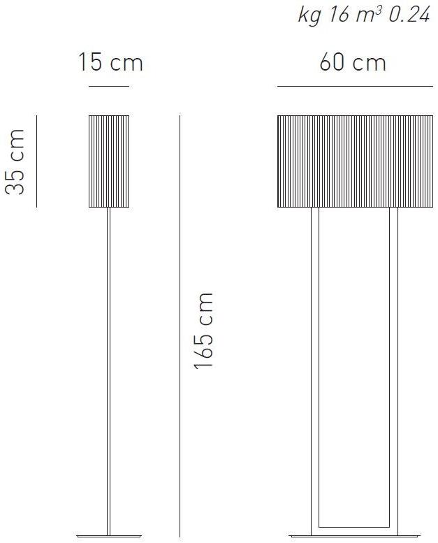 AXOLIGHT Торшер ручной работы из шелка Clavius sun-id-1354371 - Вид №2