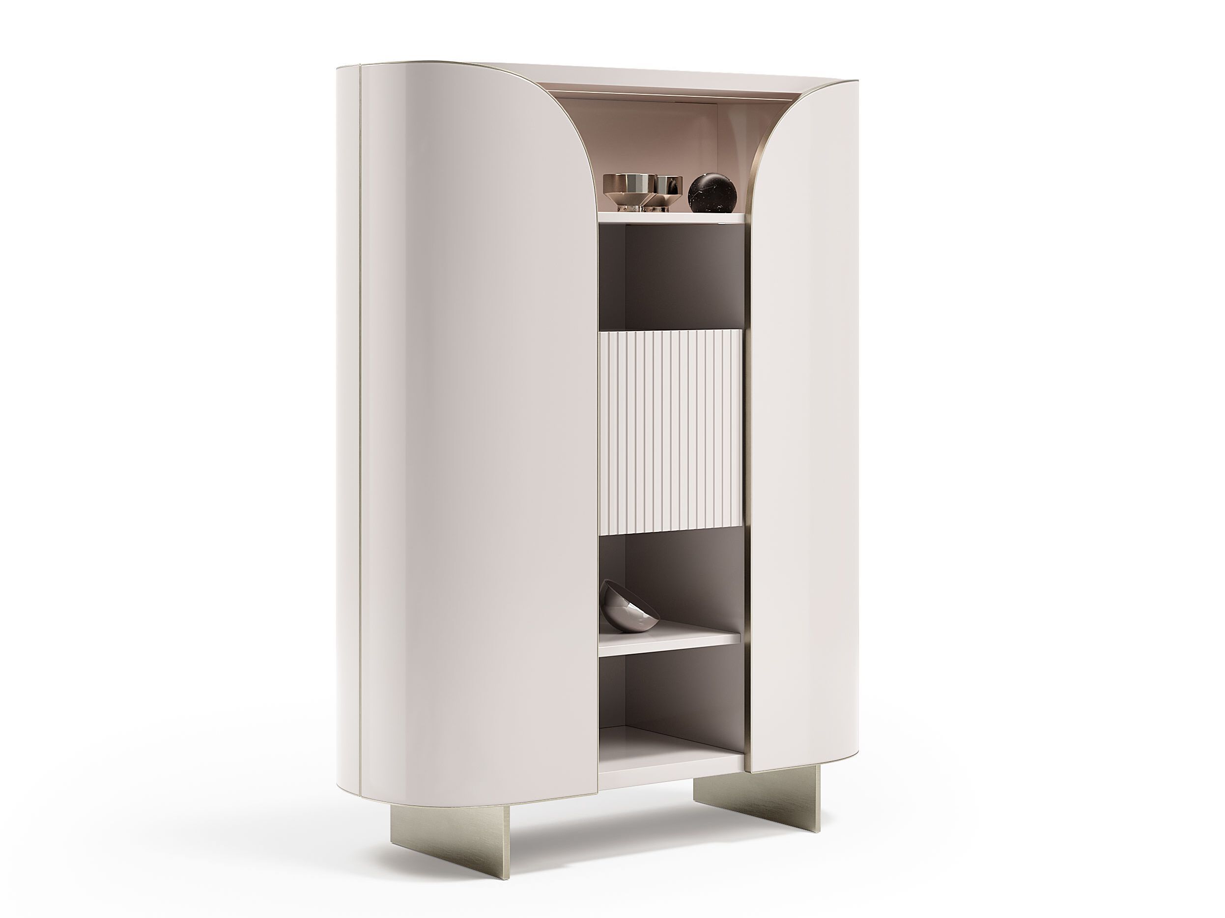 Кожаный шкаф с распашными дверцами Capital Collection ARCH-00126271