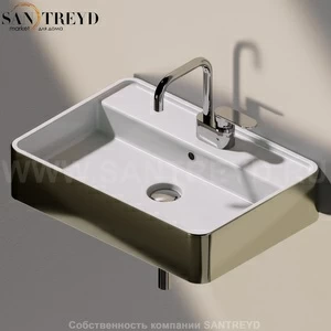 MW60SPLATINUM Накладная раковина на столешницу  прямоугольная Ceramica Flaminia Miniwash