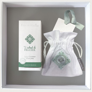 CAR-FIG Набор спрей парфюмированный 100 мл , диффузор керамический, подарочная коробка Rose&Marius