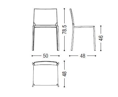 Тканевый стул Riva 1920 Kau ARCH-00033038 - Вид №3