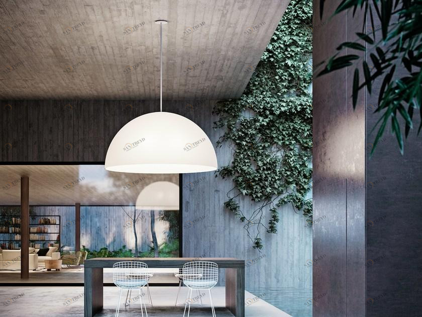 FontanaArte Галогенный подвесной светильник для улицы из полиэтилена Avico sun-id-1438234