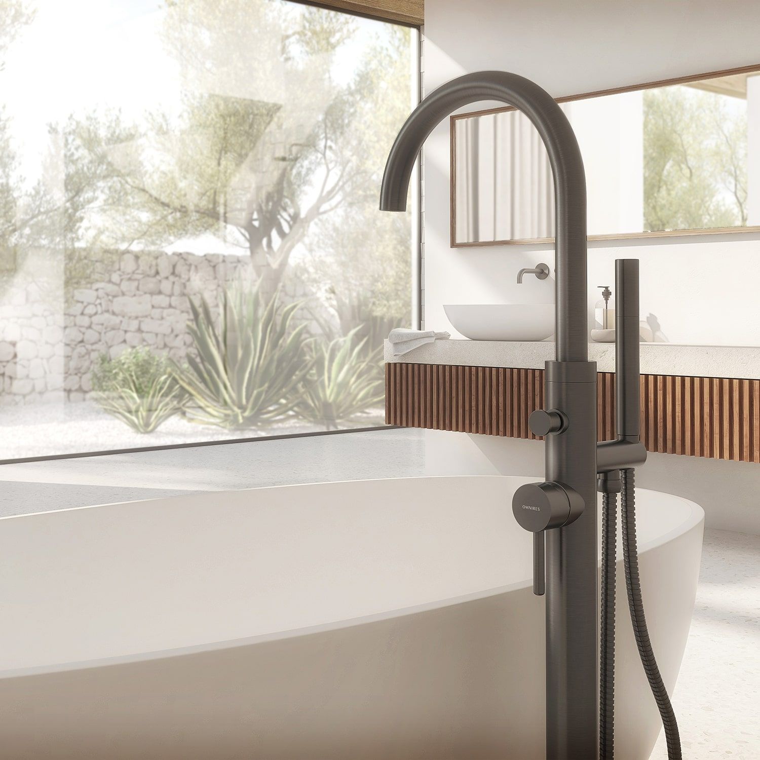 Смеситель для ванны с ручным душем OMNIRES Y Y1233 ARCH-00035108 - Вид №10