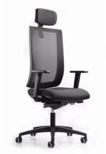 TALIN Регулируемое по высоте кресло руководителя с 5 спицами и подголовником