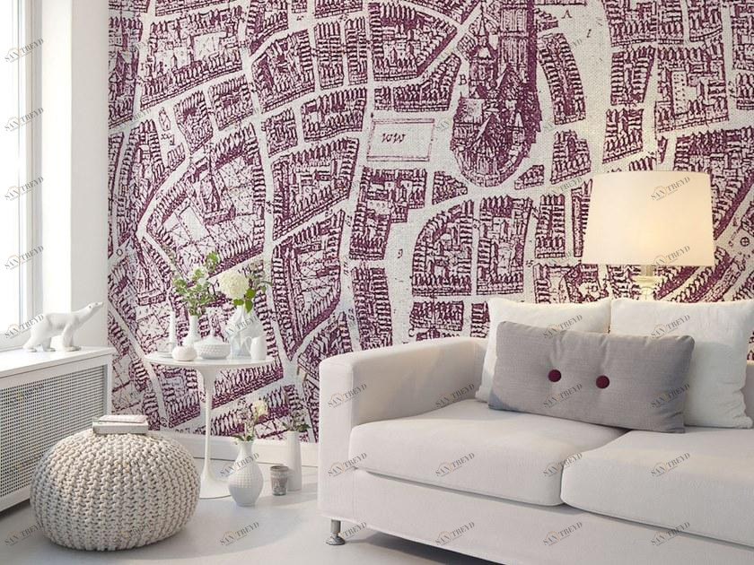 Architects Paper Флизелиновые обои с картами Atelier 47 sun-id-1396641