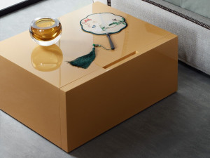 Деревянная тумбочка с ящиками