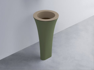 AMLA45-AN+AMPILT-CA+AMCOLT-AG Раковина Amedeo Tondo отдельностоящая cielo Enjoy + Amedeo
