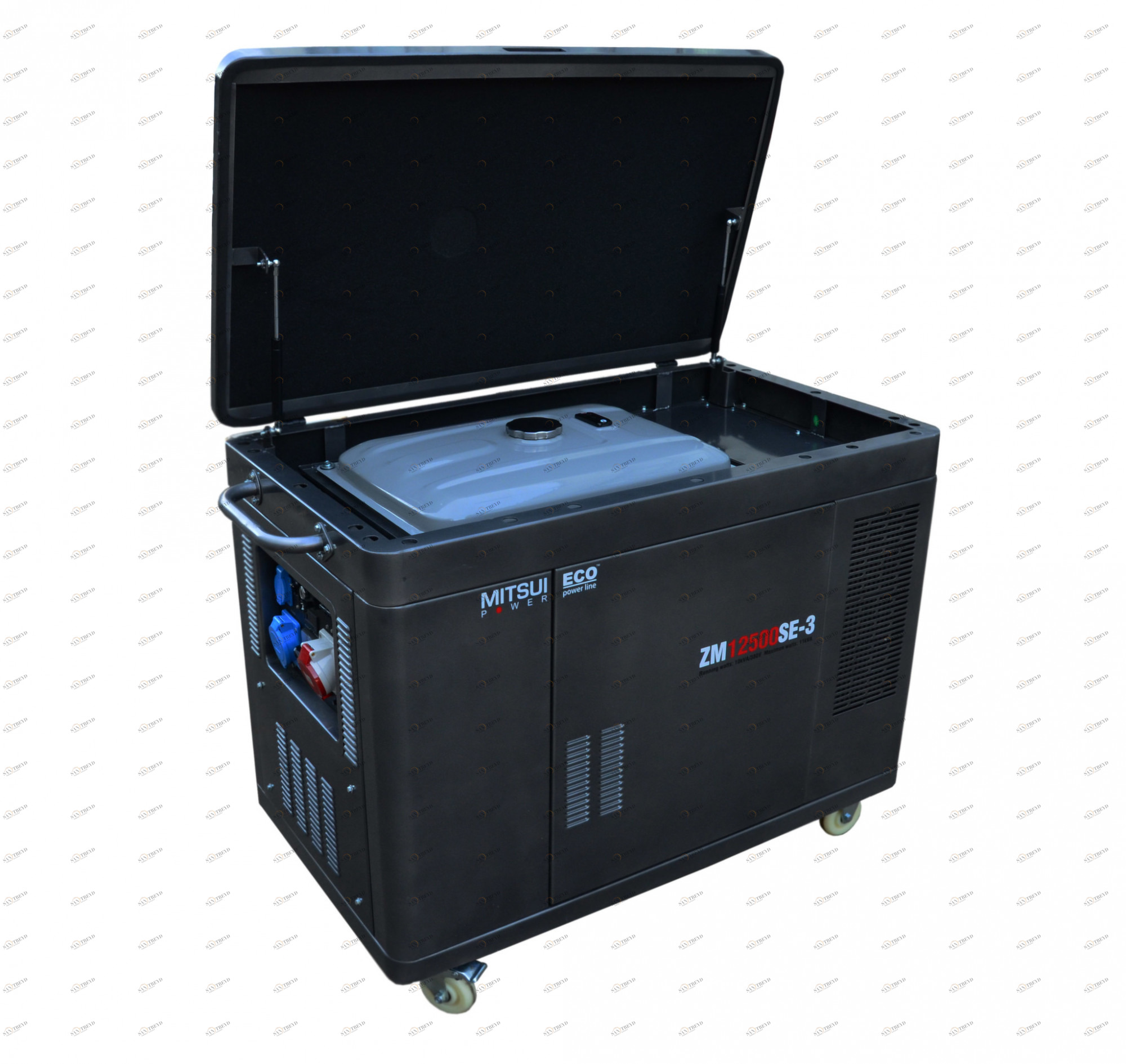 Бензиновый генератор Mitsui Power ECO ZM 12500 SE-3 в кожухе с АВР sun-id-1035681