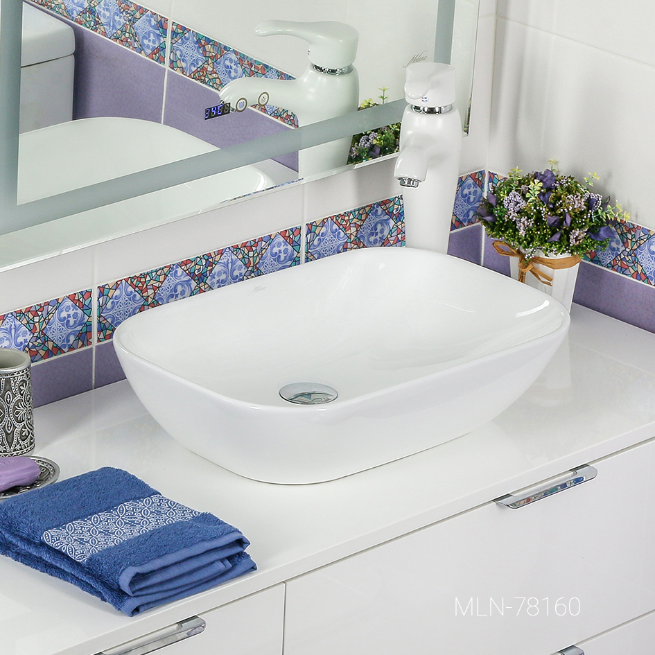 Накладная раковина melana mln-78160 78160-805 - Вид №3