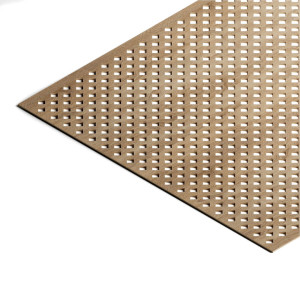 Панель декоративная перфорированная без рамки 1112х512 мм Глория дуб сонома STSR-172