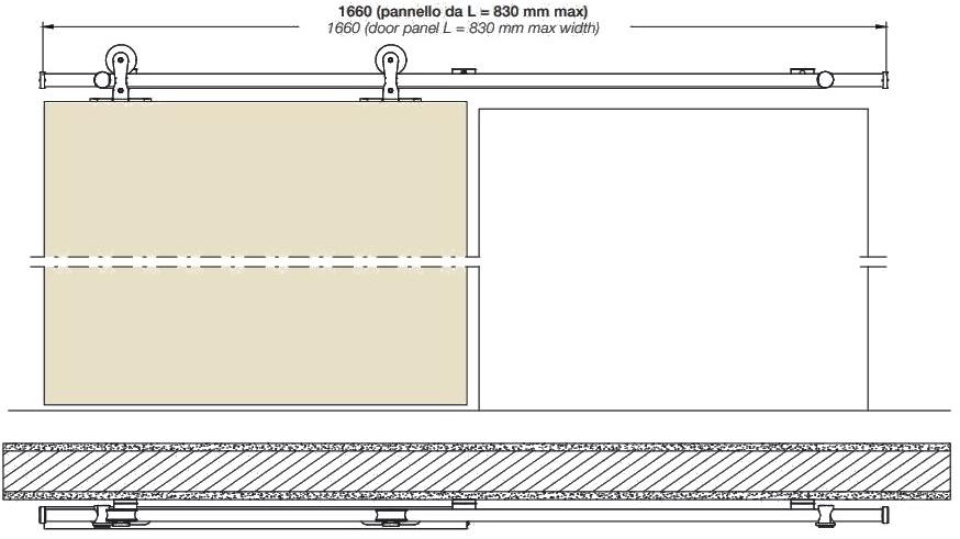 PROTEK® Комплект раздвижных дверей из анодированного алюминия sun-id-1474390 - Вид №2
